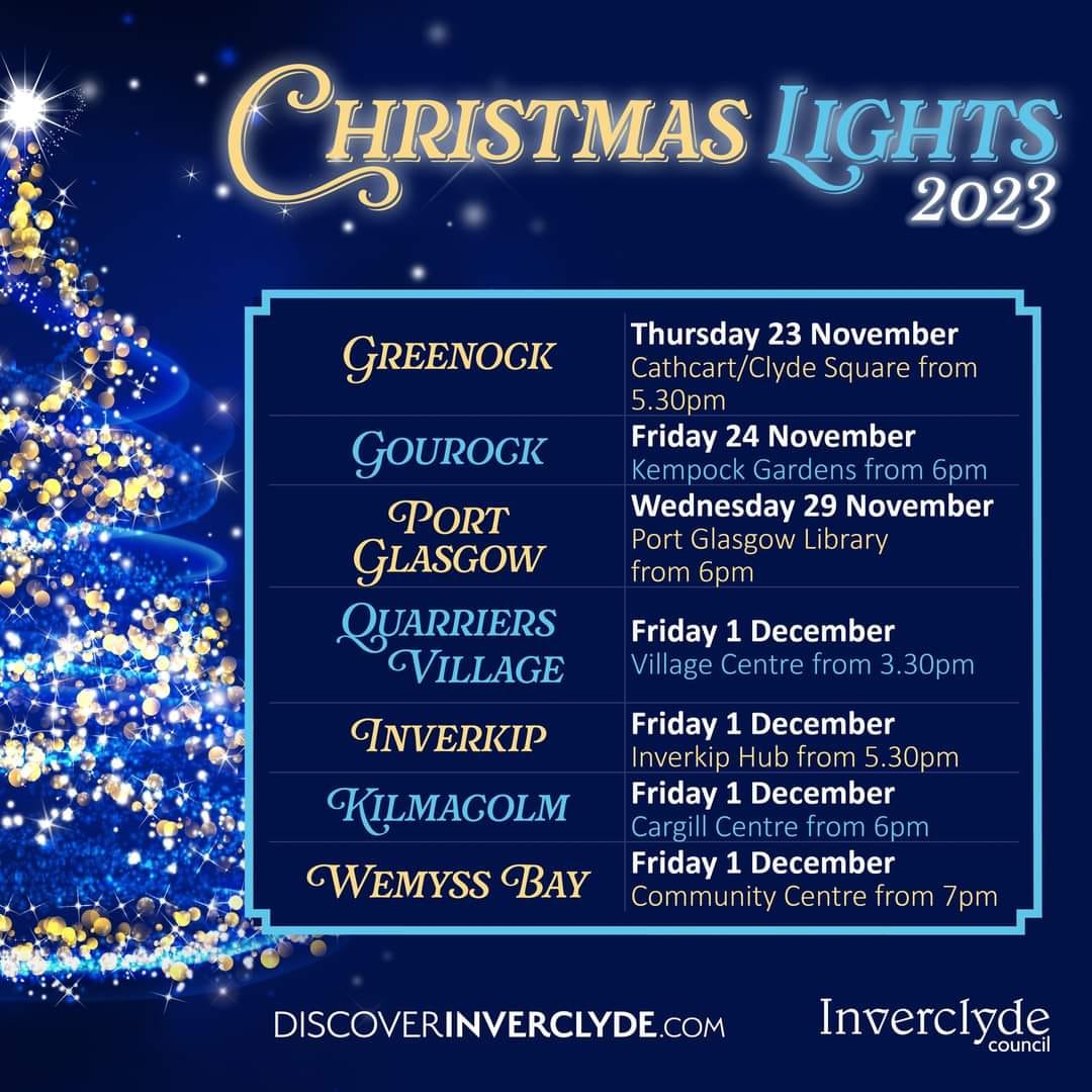 Inverclyde Christmas Lights Switch on CVS Inverclyde